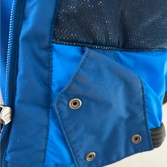 Columbia Kids Omni-Heat Blue Winter Jacket Outgrown Grow System Insulated Size L - Picture 6 of 10